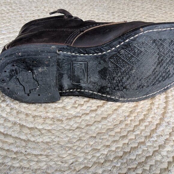 Red Wing Merchant 8061 Ebony Harness Lace Up Low Top Boots Unisex Men's 7 - Picture 13 of 13